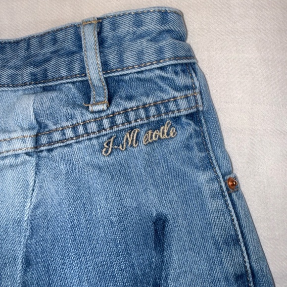 Isabel Marant Blue Straight Leg Jeans - Picture 14 of 15